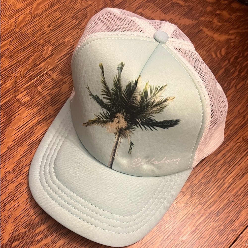 Billabong White Mesh Cap
